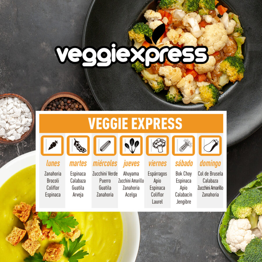 VEGGIE EXPRESS (Ensaladas y cremas de verduras)